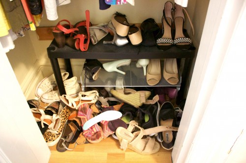 unorganized-shoes-closet-nyc-professional-organizer-anna-bauer-500x333